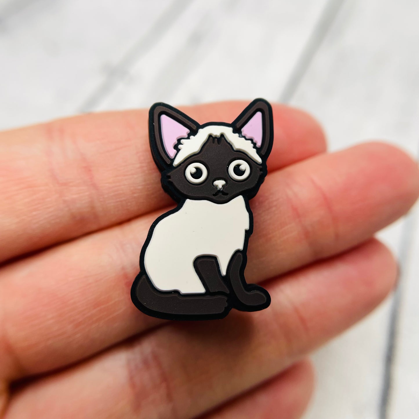 Siamese Cat Silicone Focal Bead