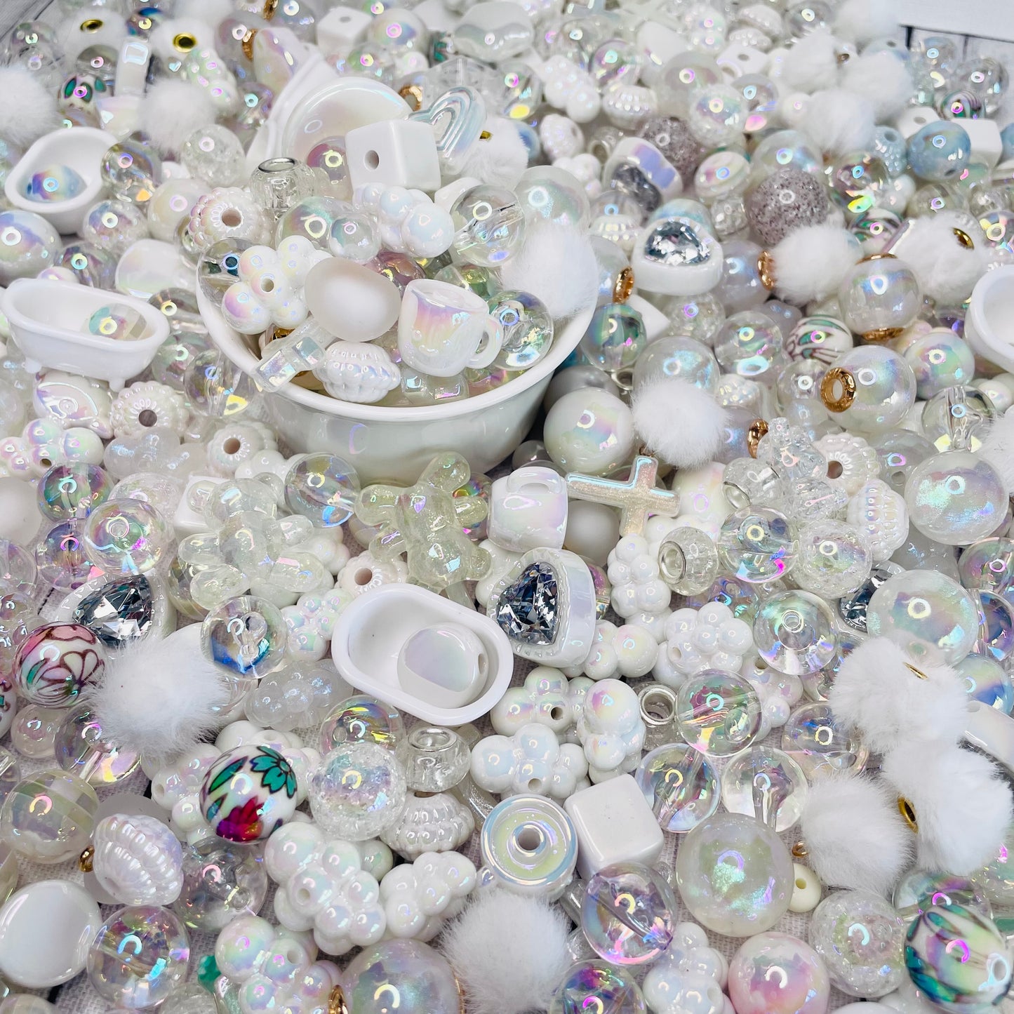 White Bead Mix