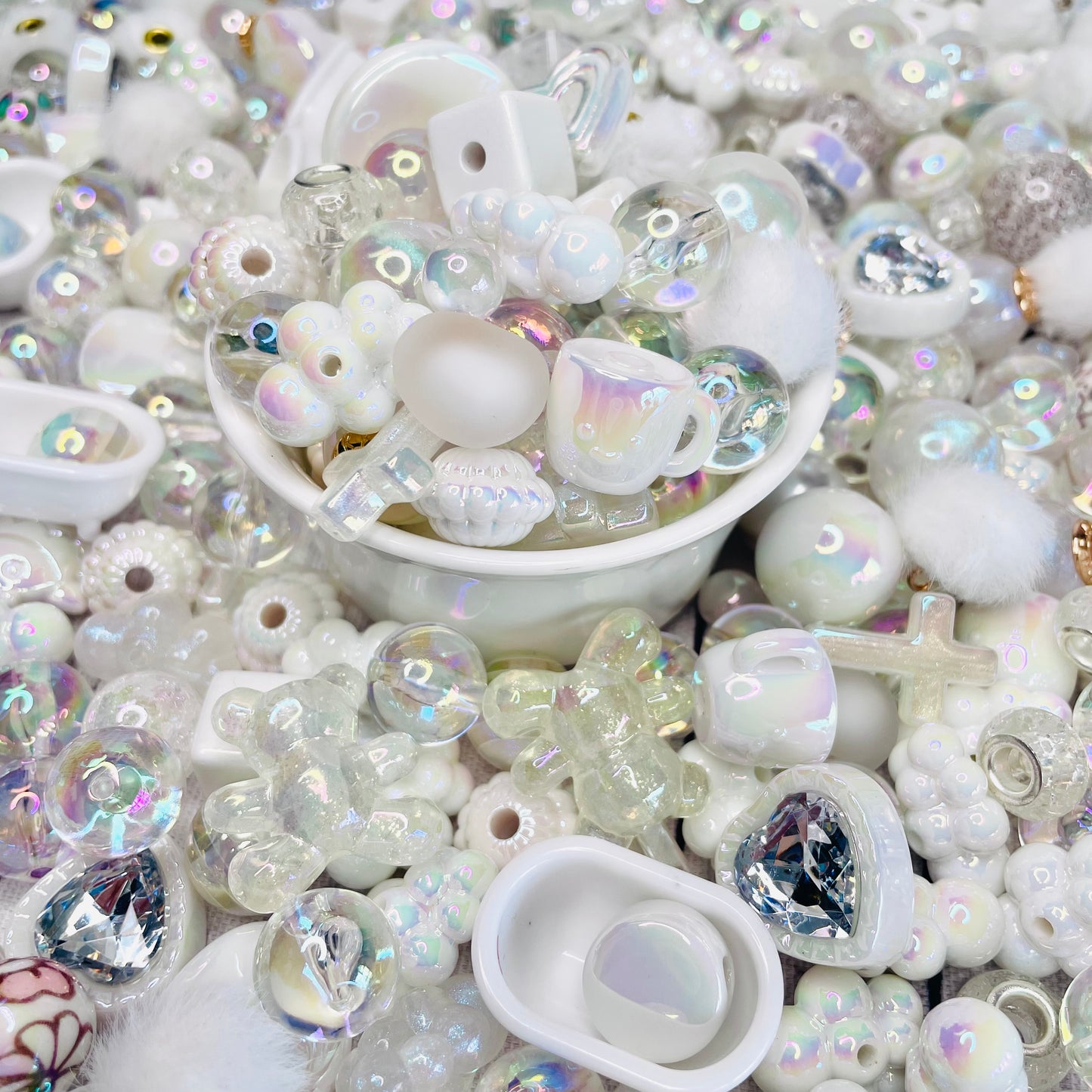 White Bead Mix