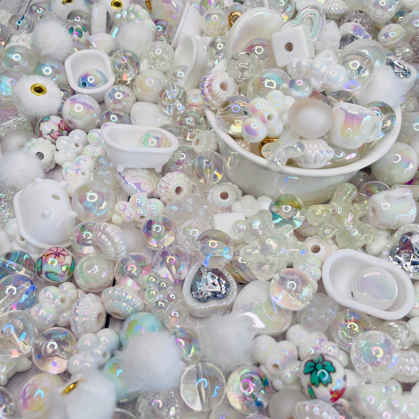 White Bead Mix