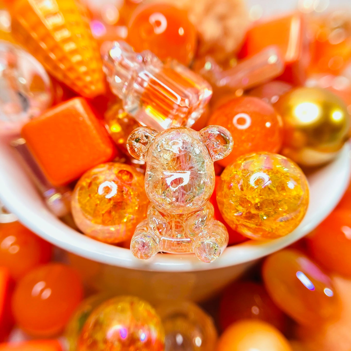 Orange Bead Mix