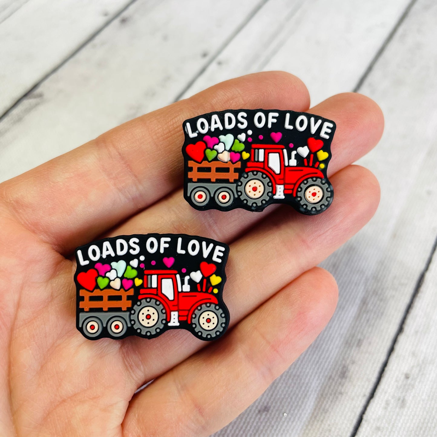 Loads of Love Silicone Focal Bead