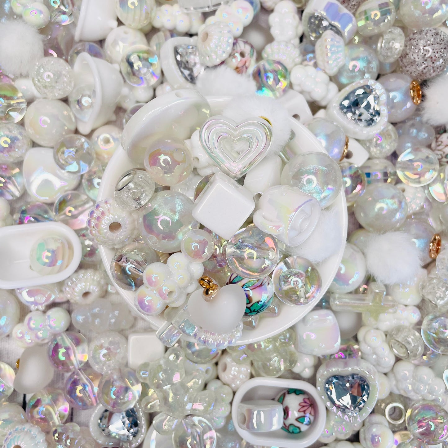 White Bead Mix