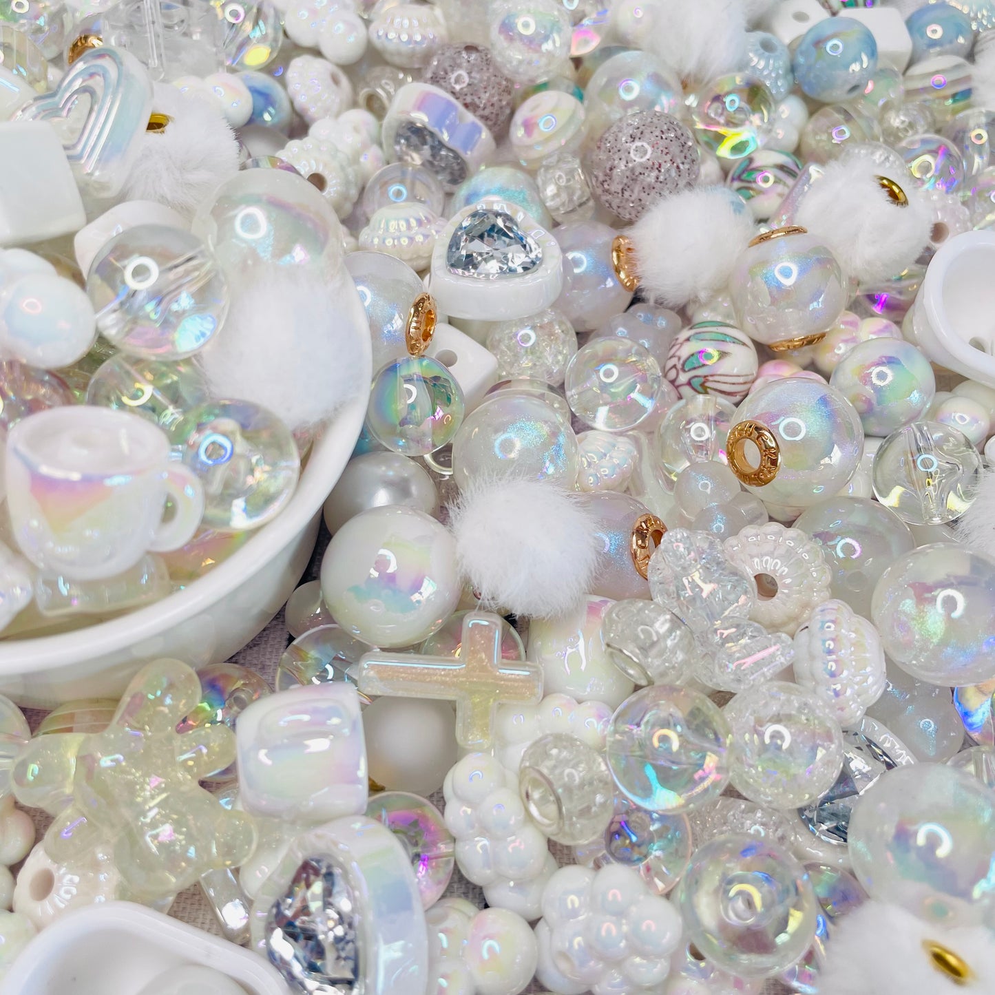 White Bead Mix