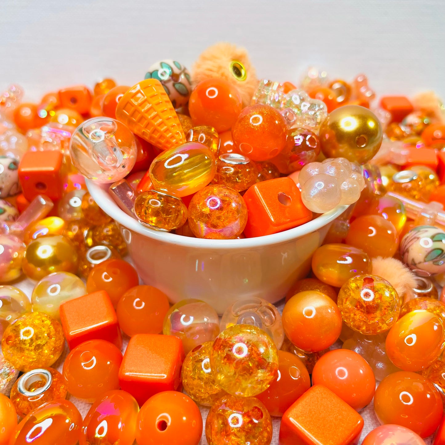 Orange Bead Mix