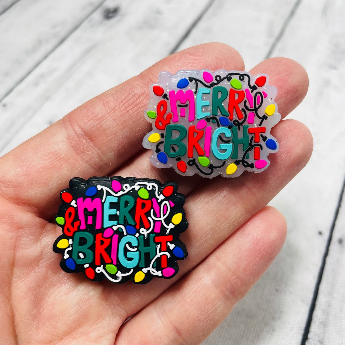 Merry & Bright Silicone Focal Bead