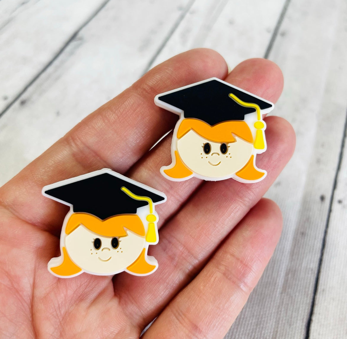 Graduation Girl Focal Bead