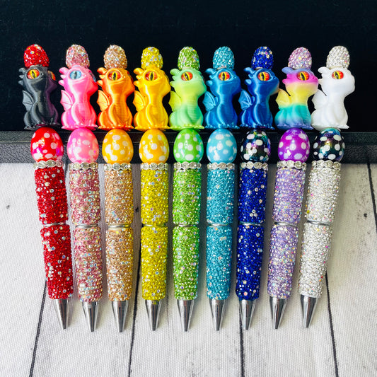 Fancy Rhinestone Dragon Pen