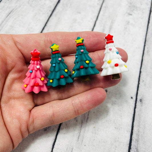 Christmas Tree Silicone Focal Bead