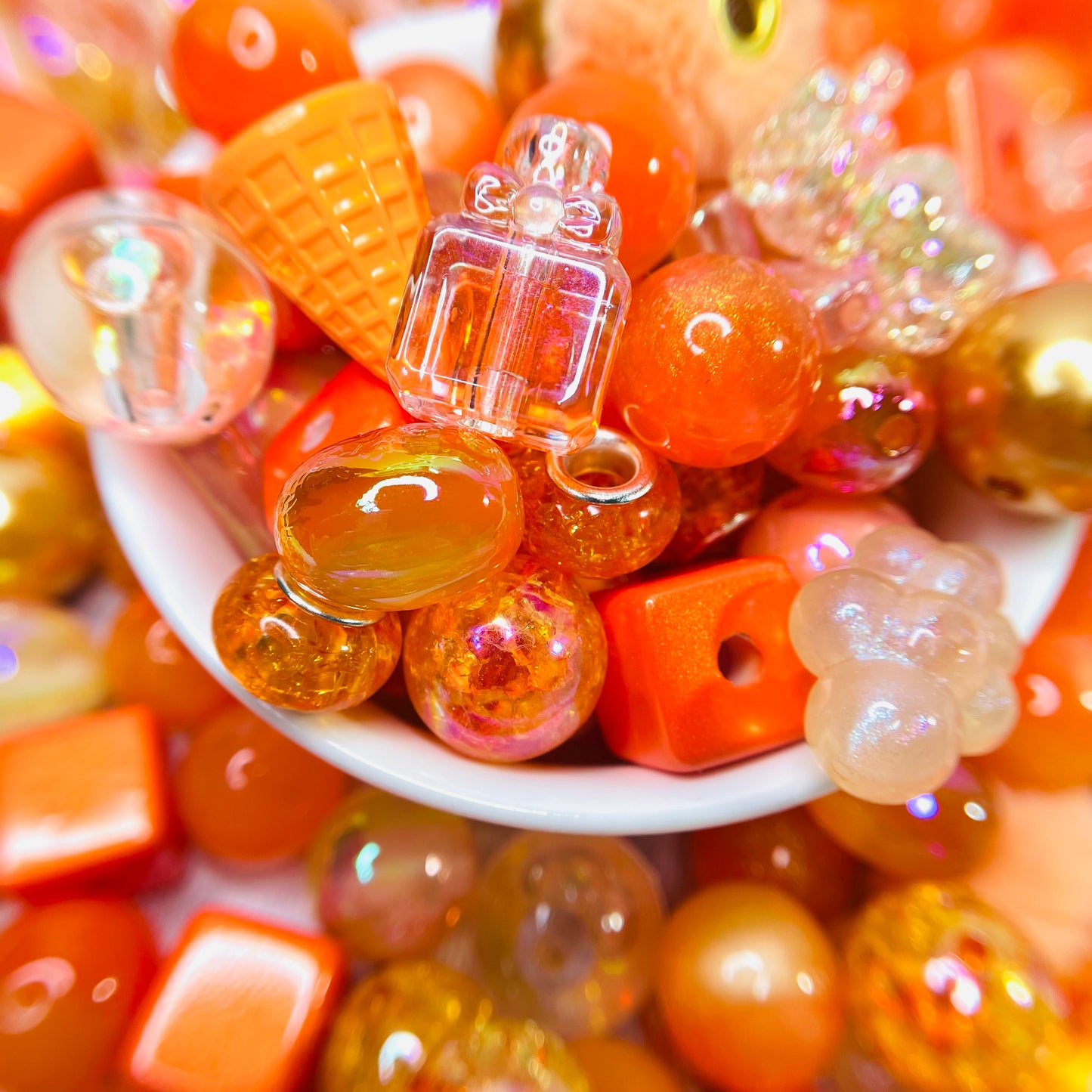 Orange Bead Mix