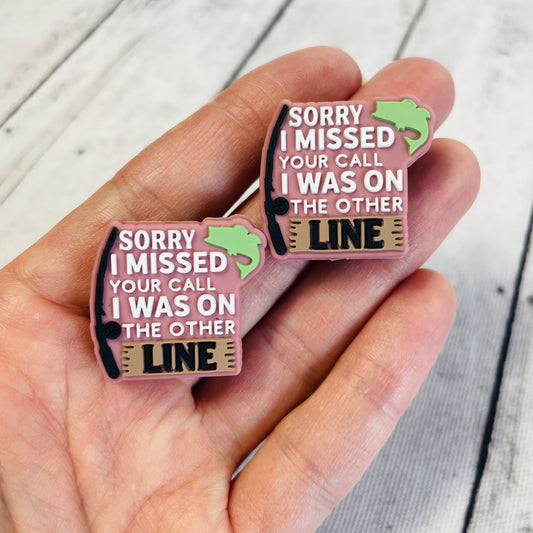 1 Fishing “On The Other Line” Focal Bead