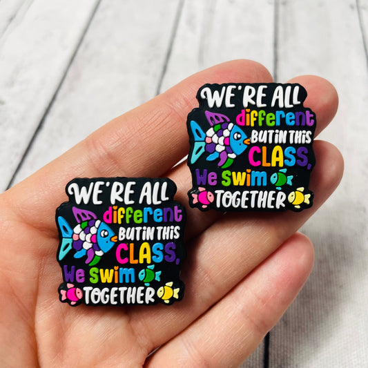 Class Swim Together Focal Bead