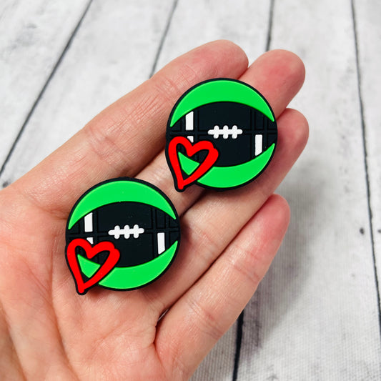 Football Love Focal Bead