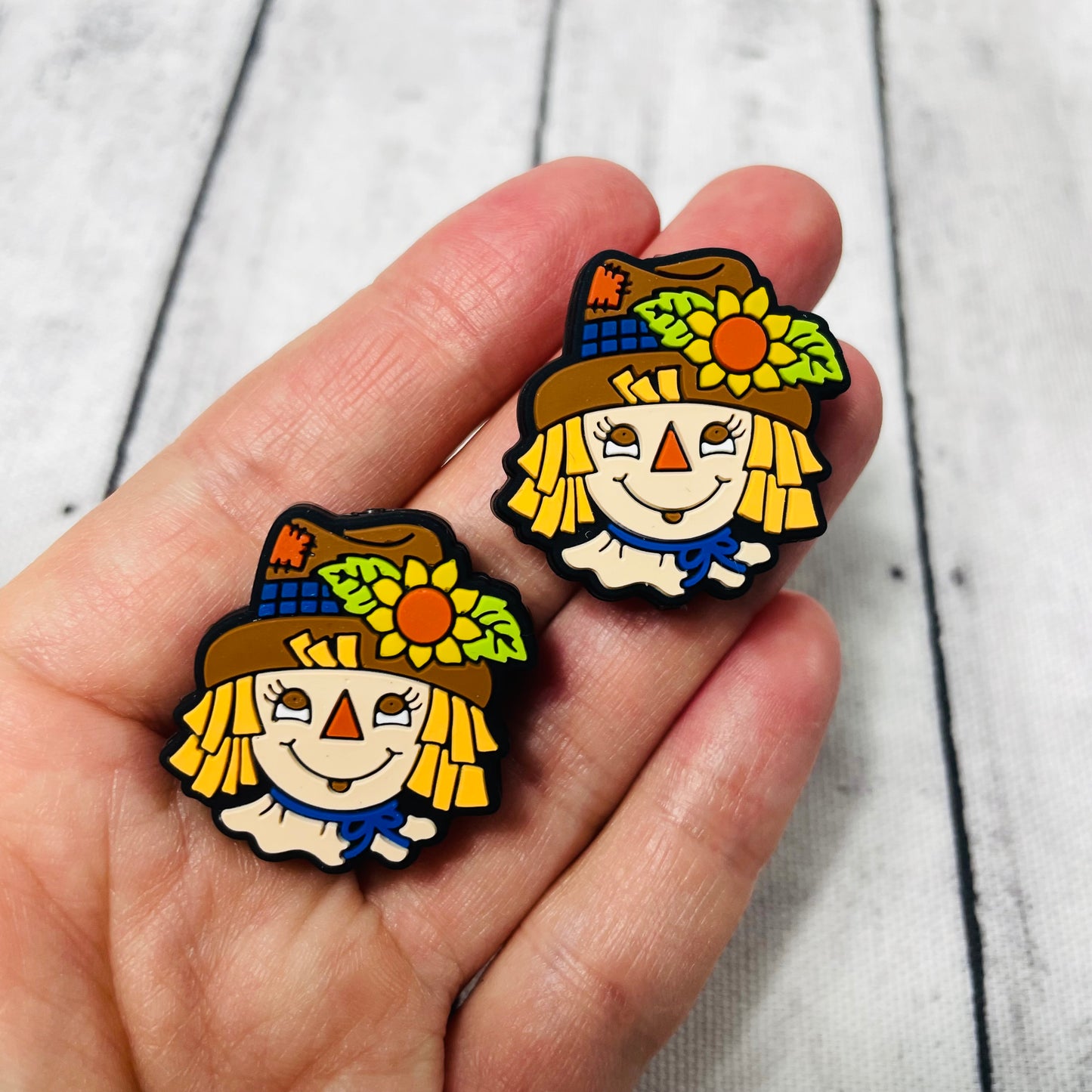 Scarecrow Boy Silicone Focal Bead
