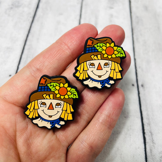 Scarecrow Boy Silicone Focal Bead