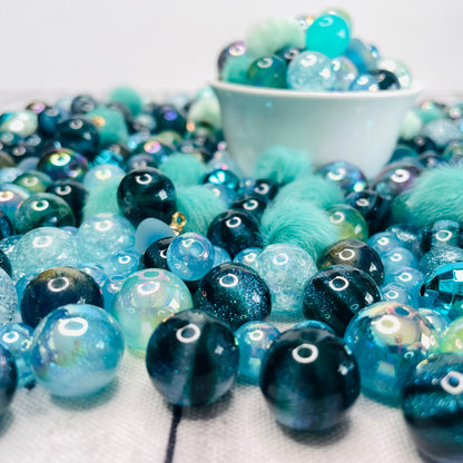 Teal Bead Mix