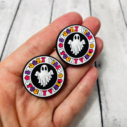 Spooky Vibes Silicone Focal Bead