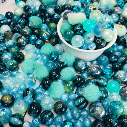 Teal Bead Mix