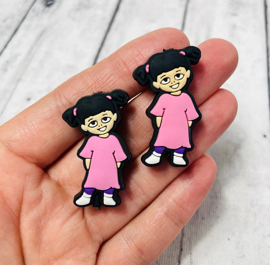 Monsters Inc Boo little Girl Focal Bead