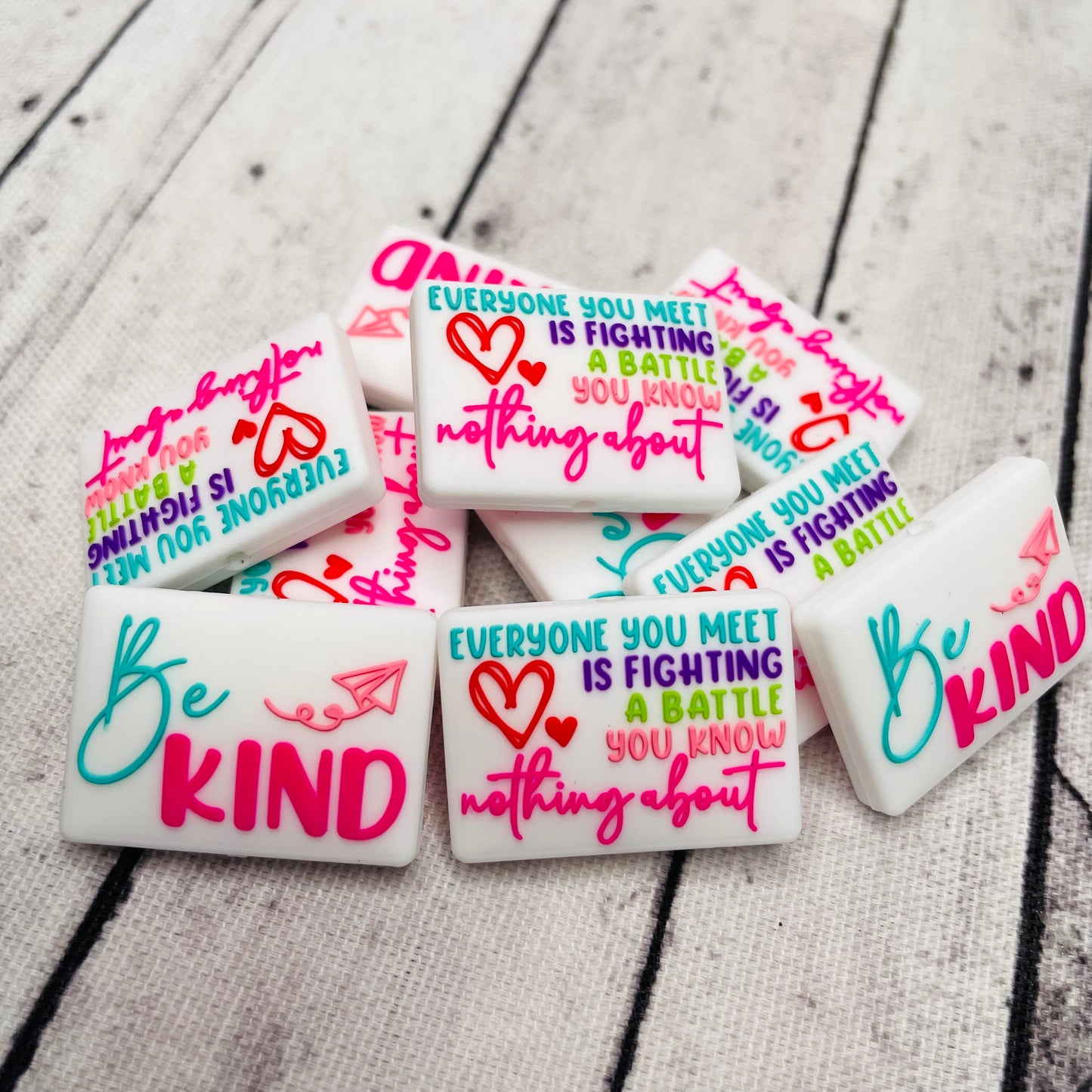 Be Kind Silicone Focal Bead