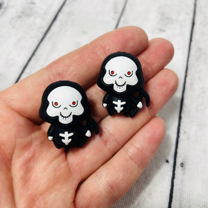 3D Grim Reaper Horror Silicone Focal Bead