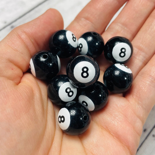 Magic 8 Eight Ball Beads