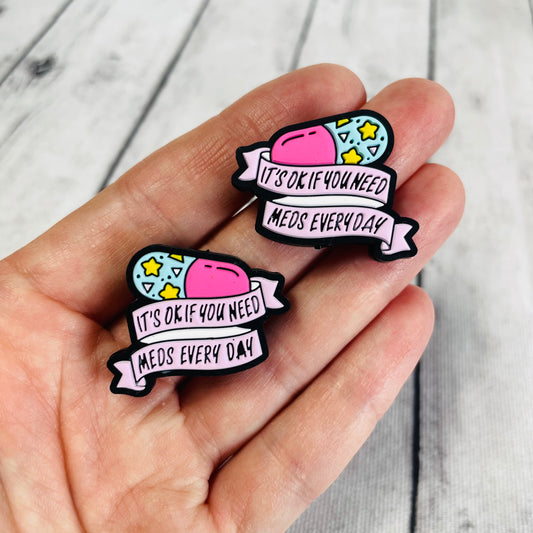 1 Meds Every Day Focal Bead