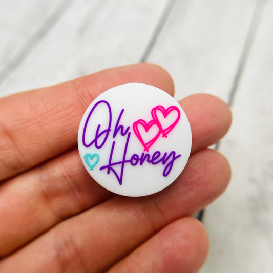 Oh Honey Silicone Focal Bead