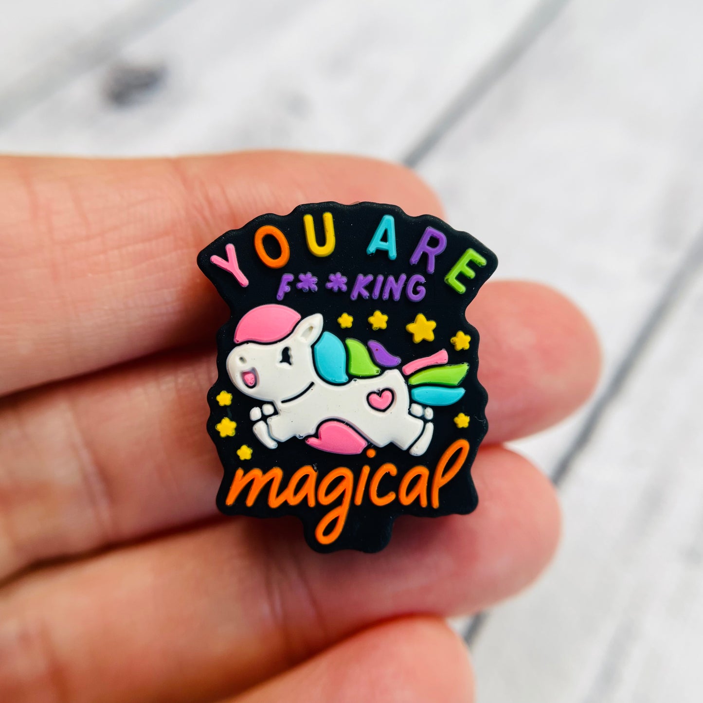 You Are F ing Magical Silicone Focal Bead