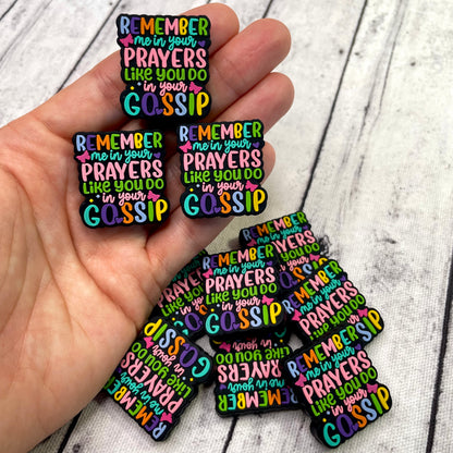 Prayers Gossip Silicone Focal Bead