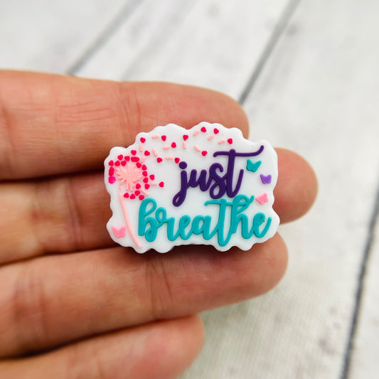 Just Breathe Silicone Focal Bead