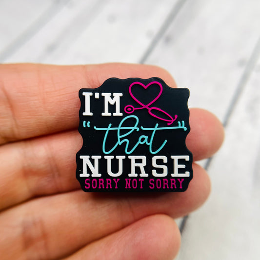 I’m that Nurse Silicone Focal Bead