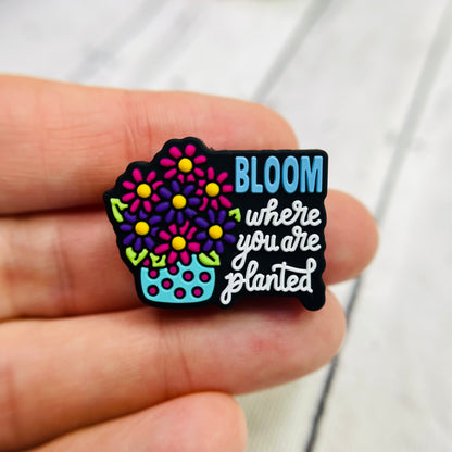 Bloom Silicone Focal Bead