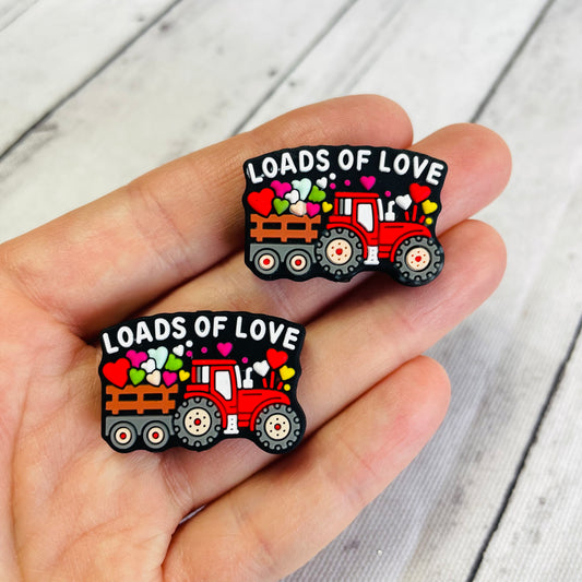 Loads of Love Silicone Focal Bead