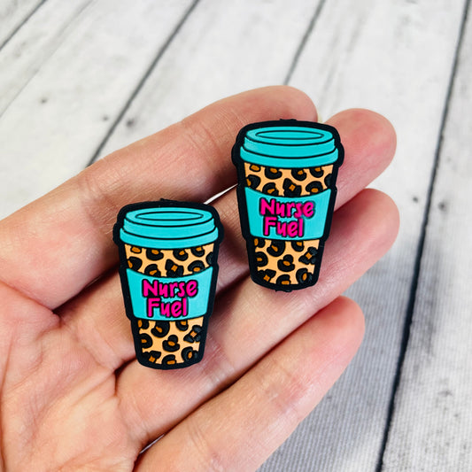 1 Nurse Fuel Focal Bead - Teal