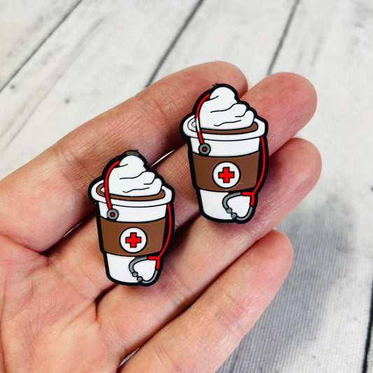 1 Medical Coffee Focal Bead