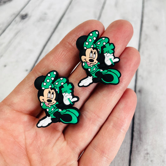 Minnie Mouse St. Patrick’s Focal Bead