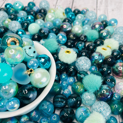 Teal Bead Mix