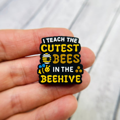 Cutest Bees Silicone Focal Bead