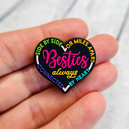 Besties Silicone Focal Bead