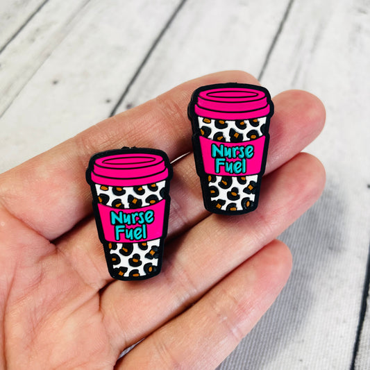 1 Nurse Fuel Focal Bead - Pink