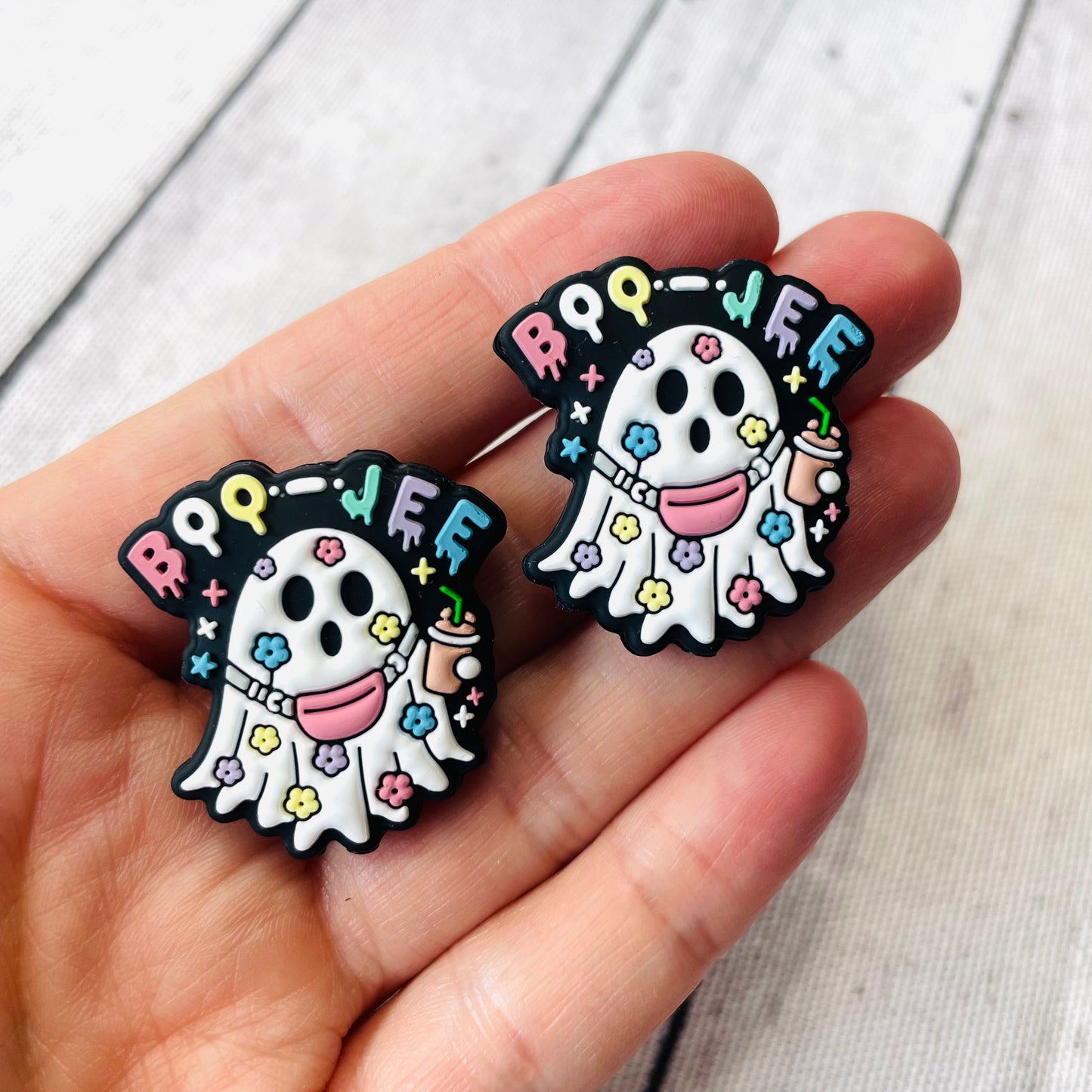 Boo-Jee Ghost Silicone Focal Bead